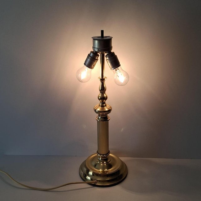 Table Lamp with Hemispherical Lampshade from Sölken Leuchten, 1970s For Sale - Image 6 of 18