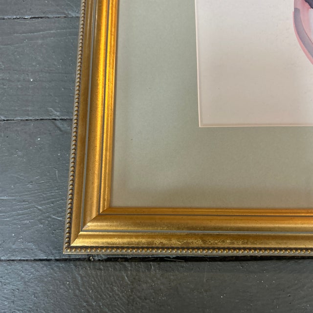 Abstract 1970’s Original Abstract Female Nude Watercolor Painting For Sale - Image 3 of 4