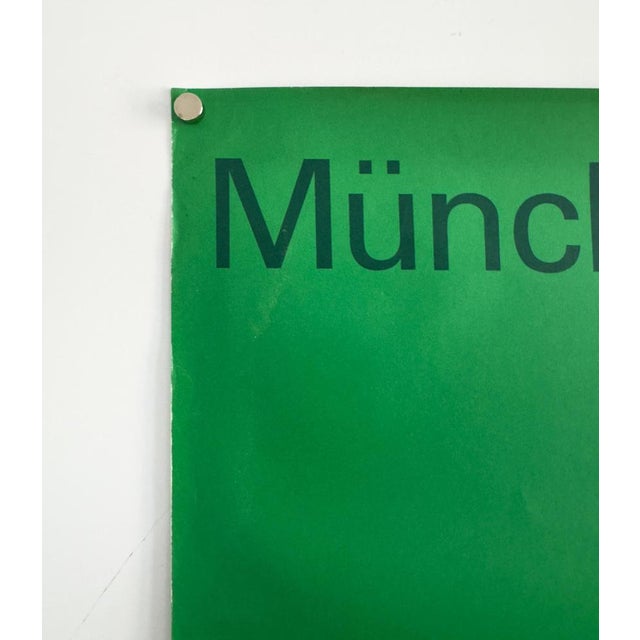 Athletics Original Olympic Poster by Otl Aicher, 1972 For Sale - Image 6 of 10