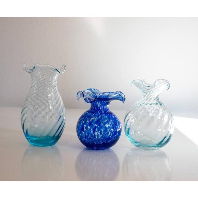 Murano Glass Vases by Mariana Iskra, Set of 3 For Sale - Image 4 of 8