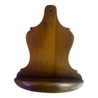 Small Vintage Wooden Shelf For Sale