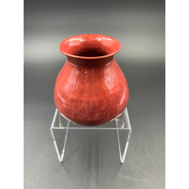 Late 19th Century Earthenware Glazed Delft Petite Pottery Vase For Sale - Image 6 of 13