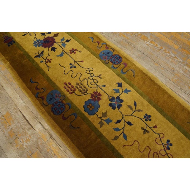 1920s Chinese Art Deco Runner Carpet ( 2' 6'' x 19' 3'' - 76 x 586 ) For Sale - Image 9 of 12
