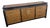 Vintage Chinoiserie Black and Burlwood Dresser by Centruy Furniture For Sale