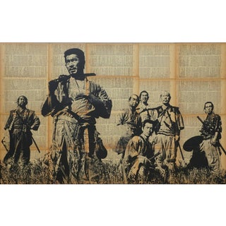 Seven Samurai Painting by Dane Shue For Sale