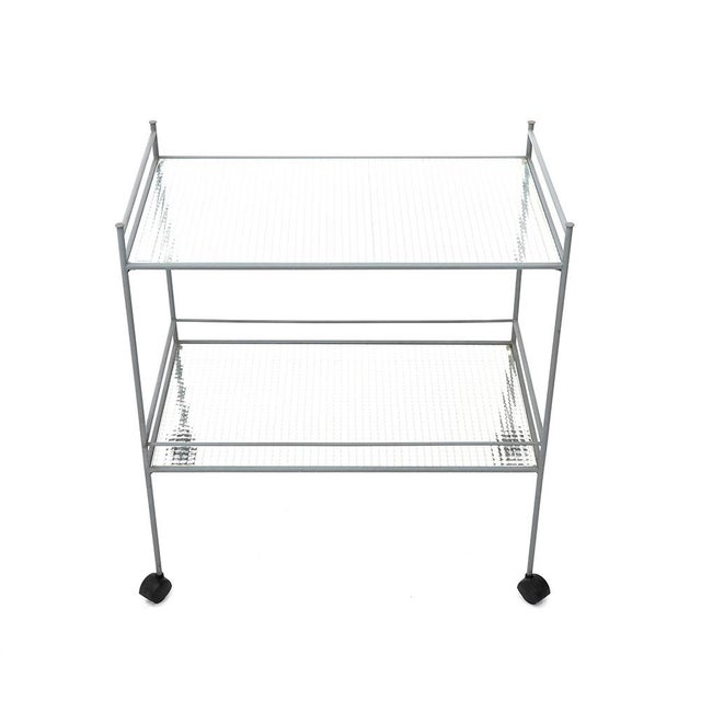 Metal and Glass Service Trolley, 1980s For Sale - Image 13 of 13