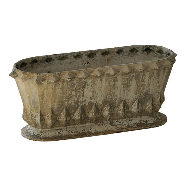 French Patinated Iron Jardinière, 1900-1920 For Sale