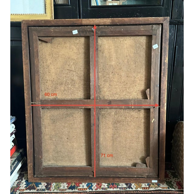 English Aristocrat, 1800s, Oil on Canvas, Framed For Sale - Image 6 of 7