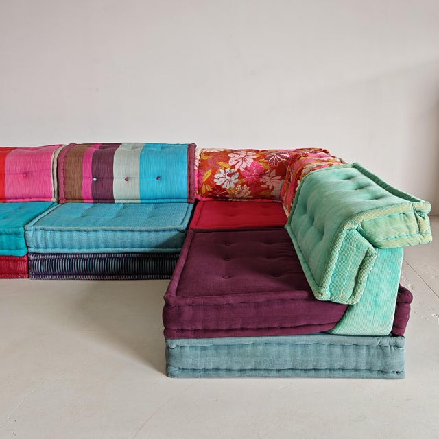 Modular Model Mah Jong 6-Seater Sofa by H. Hopfer for Roche Bobois, 1990s, Set of 6 For Sale - Image 12 of 18