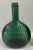 Pretty vintage green glass wine bottle