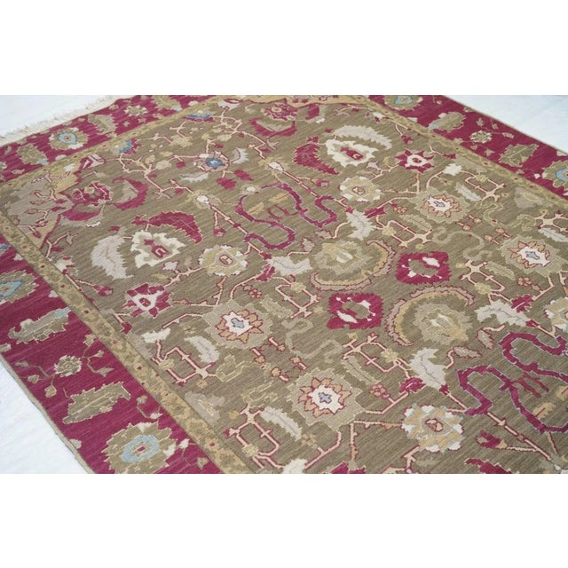 Textile Sumak Rug 6' X 9' For Sale - Image 7 of 10