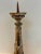 Late 18th / Early 19th Century Italian Giltwood Pricket Candlestick – 27” For Sale - Image 4 of 8