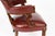 19th Century Victorian Oak Leather Desk Chair For Sale - Image 16 of 18