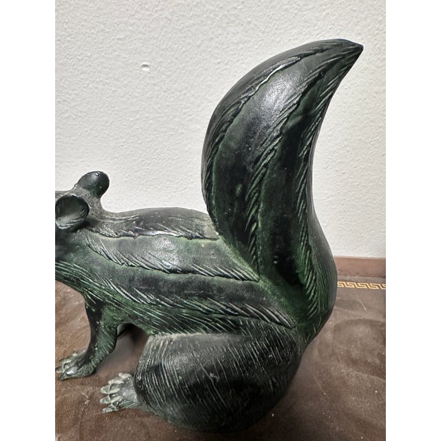 Vintage Bronze Squirrel Sculpture For Sale In Denver - Image 6 of 12