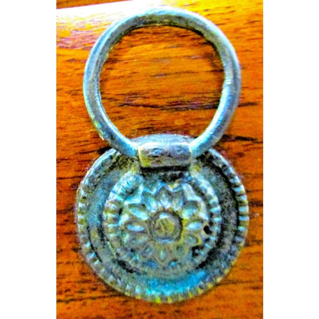 Matched Pair of Antique Dutch Colonial 19th Century Teak Nightstand/End Tables For Sale - Image 12 of 16