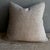 Size 20" x 20" Includes Down Insert Color: Greige / Speckle Brown, Caramel, Ivory A luxurious pillow crafted from wool,...