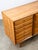 Brown 1960s Mid Century Modern Credenza Dresser Solid Wood 9 Drawers La Period Furniture For Sale - Image 8 of 12