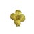 Contemporary Late 20th Century Tiffany & Co. 18 Karat Yellow Gold Dogwood Flower Brooch For Sale - Image 3 of 6