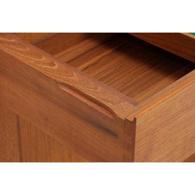 Mid-Century Danish Secretary in Teak by Bernhard Petersen For Sale - Image 13 of 18