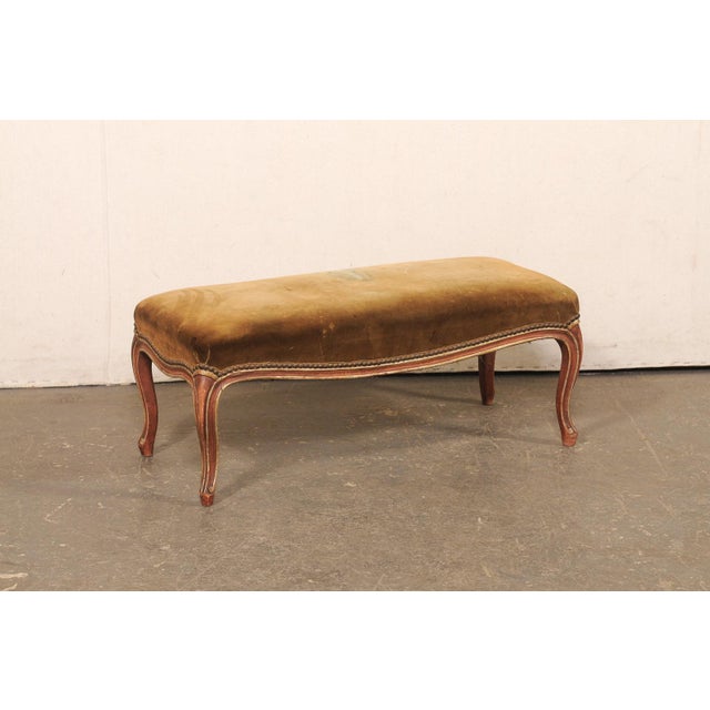 19th C. French Louis XV Style Window Bench For Sale In Atlanta - Image 6 of 12