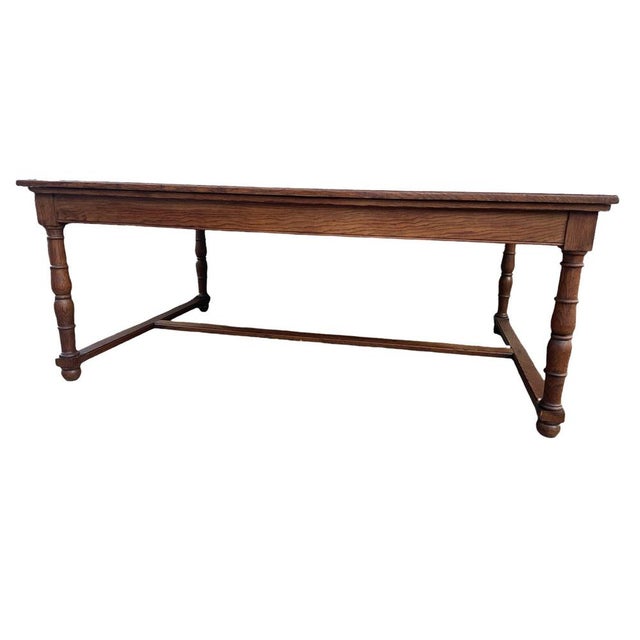 Antique French Embassy Oak Table For Sale - Image 13 of 17