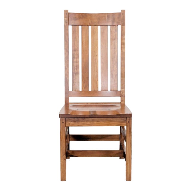Amish Tables Williamsburg Dining Chair in Rustic Cherry For Sale