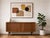 Mid-Century Modern Apartment Sized Mid Century Modern Credenza | Walnut Sideboard by Bruno Hansen, Made in Denmark For Sale - Image 3 of 14
