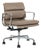 Eames for Herman Miller Tan Taupe Leather Office Chair 2000s For Sale