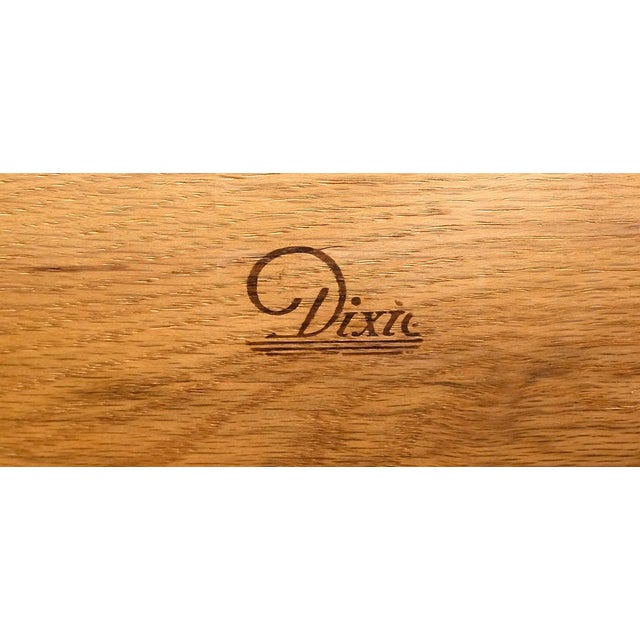 American Walnut Compact Mid-Century Modern Double Dresser 6 Drawers For Sale - Image 12 of 12