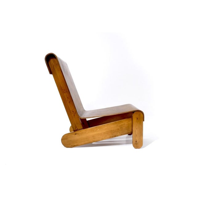 Vintage Dutch Plywood Lounge Chair, 1950s For Sale - Image 16 of 18
