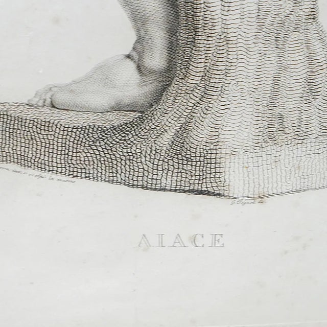 Set of 3 Framed 19th Century Roman Neoclassical Engravings After Antonio Canova For Sale - Image 15 of 15