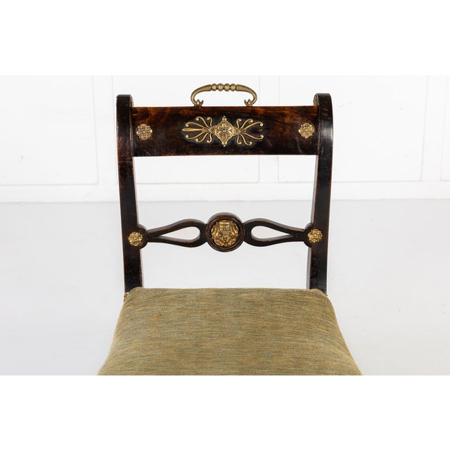 Early 19th Century English Regency Dining Chairs, Set of 6 For Sale - Image 5 of 11