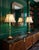 French 38" Tall Lamp Pair French Empire Gold For Sale - Image 3 of 15