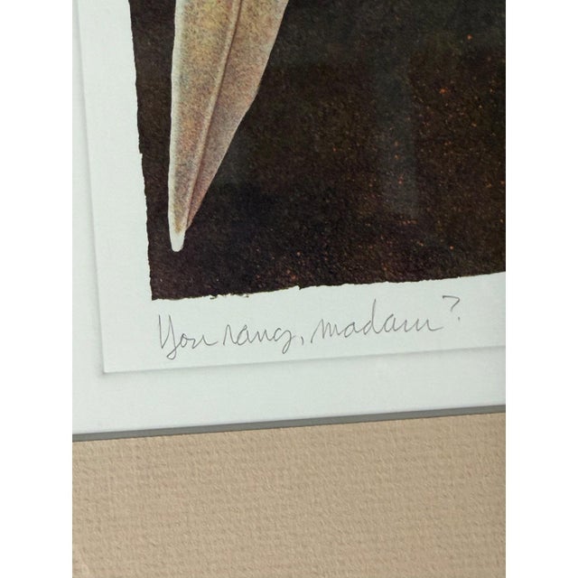 Contemporary Will Bullas 'You Rang, Madame?' LTD Ed 236/850 Framed Artist Signed Print For Sale - Image 3 of 10
