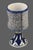Late 20th Century Hand Painted Armenian Ceramic Communion Chalice Loaves & Fish Mosaic Motif Spiritual For Sale - Image 6 of 10