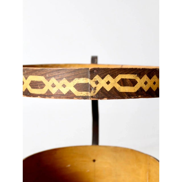 Farmhouse Antique Bandbox Table For Sale - Image 3 of 12