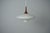 Wood Mid-Century Modern Danish UFO Lamp in Opal Glass and Teak, 1960s For Sale - Image 7 of 15