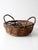 Vintage Handwoven Vine Basket With Handles For Sale - Image 4 of 14