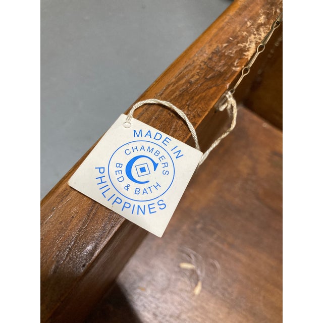 1990s 1990s Vintage Woven Rattan Storage Trunk For Sale - Image 5 of 10