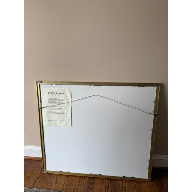 Pink Vintage Robin Logan Framed and Signed Colorful Glass Bottles Still Life Lithograph For Sale - Image 8 of 8