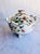 Hand Painted Vintage Italian Lidded Dish With Flowers For Sale - Image 4 of 11