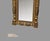 Gold Antique American Empire Style Gilt Pier Hall Mirror Column Rosette 36” X 22” For Sale - Image 8 of 10