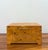 Burnt Orange Vintage Thompson & Co Burl Wood Humidor With Drawer For Sale - Image 8 of 9