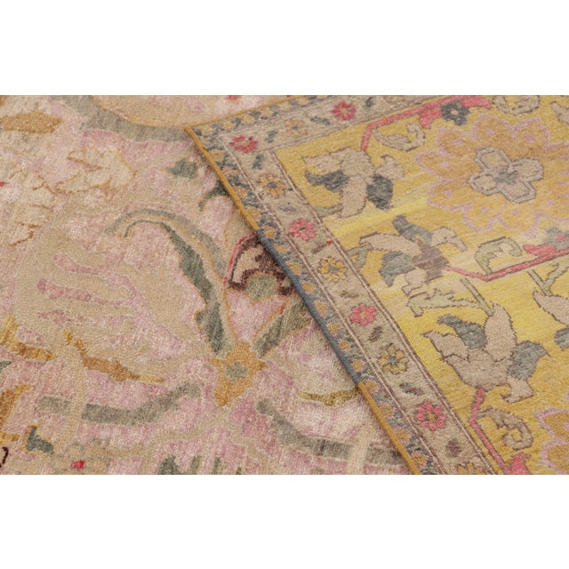 Contemporary Persian Inspired Floral Medallion Rug, by Rug & Kilim, India For Sale - Image 9 of 12