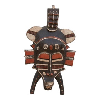 Heritage Painted African Tribal Mask For Sale
