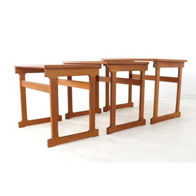 Fugdal Nesting Tables from Trioh, Denmark, 1960s, Set of 3 For Sale - Image 6 of 15