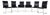 D2 Chairs in Black Leather from Hülsta, Set of 6 For Sale