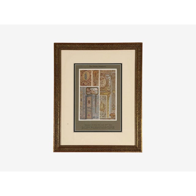 Antique Renaissance, Six Framed Antique Ornament Prints, 20th C. For Sale - Image 10 of 16