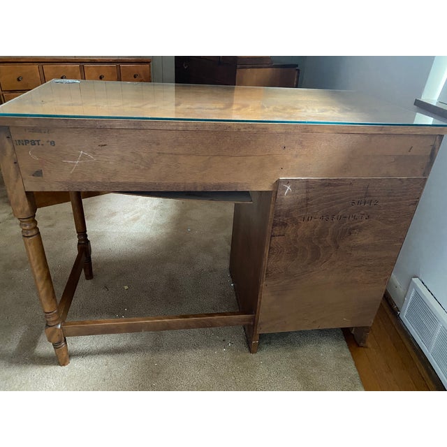 1960s Ethan Allen Heirloom Nutmeg Maple Writing Desk Chairish