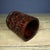 Brown Vintage Chinese Bamboo Carved "Lotus & Crab" Brush Pot - 480g For Sale - Image 8 of 9